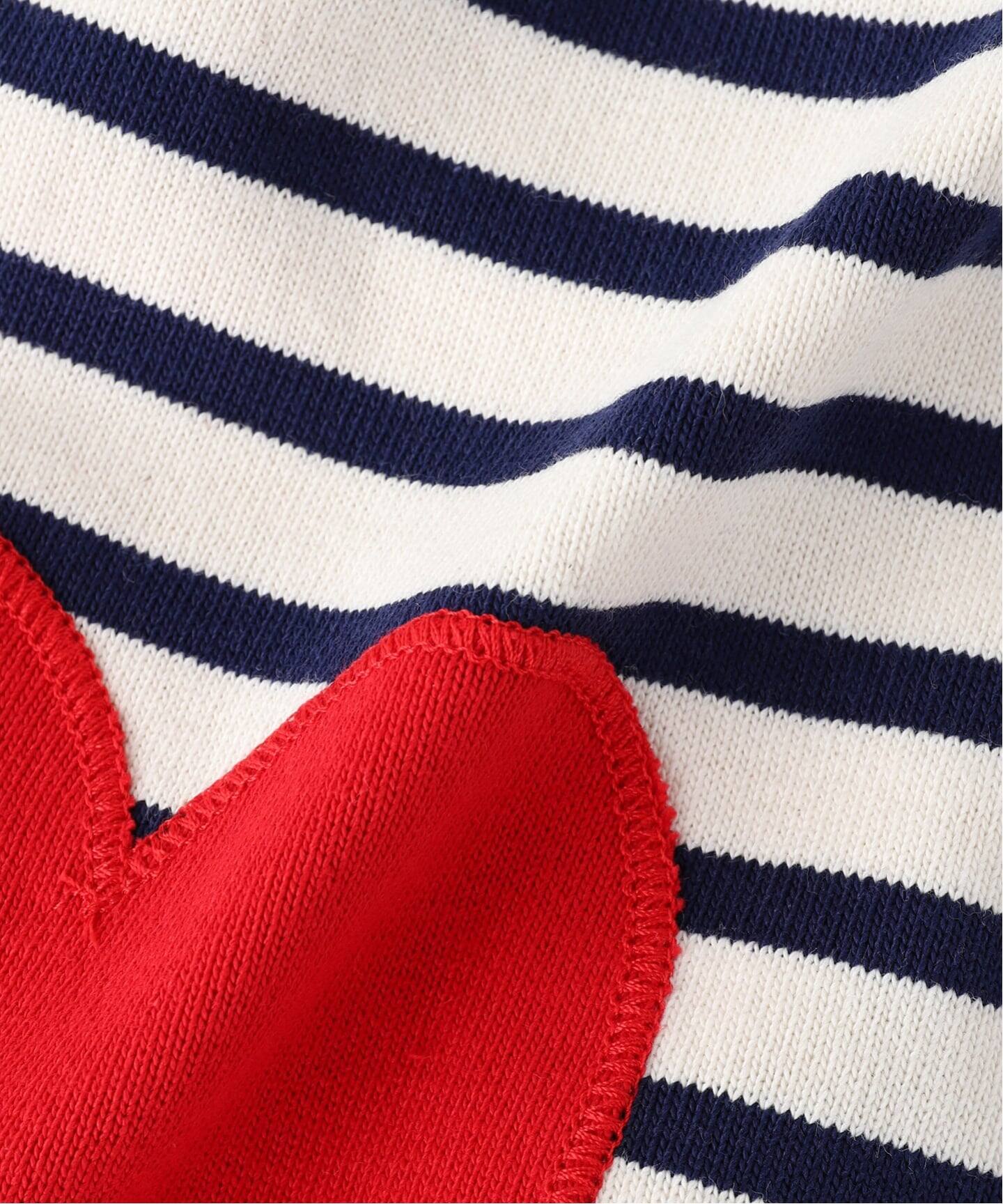 OUESSANT HEART ELBOW PATCH / ウェッソン ハートエルボーパッチ ボーダー