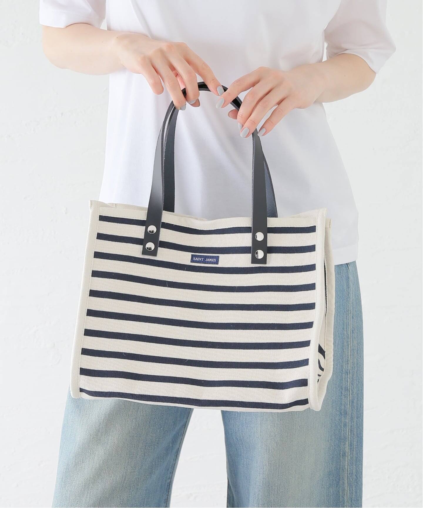 SACCARRERAYE / レザーハンドルトートバッグ