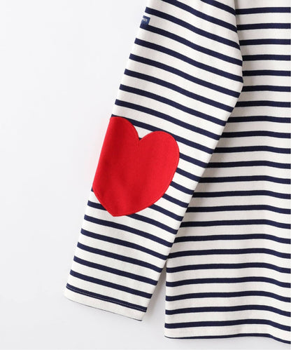 OUESSANT HEART ELBOW PATCH / ウェッソン ハートエルボーパッチ ボーダー