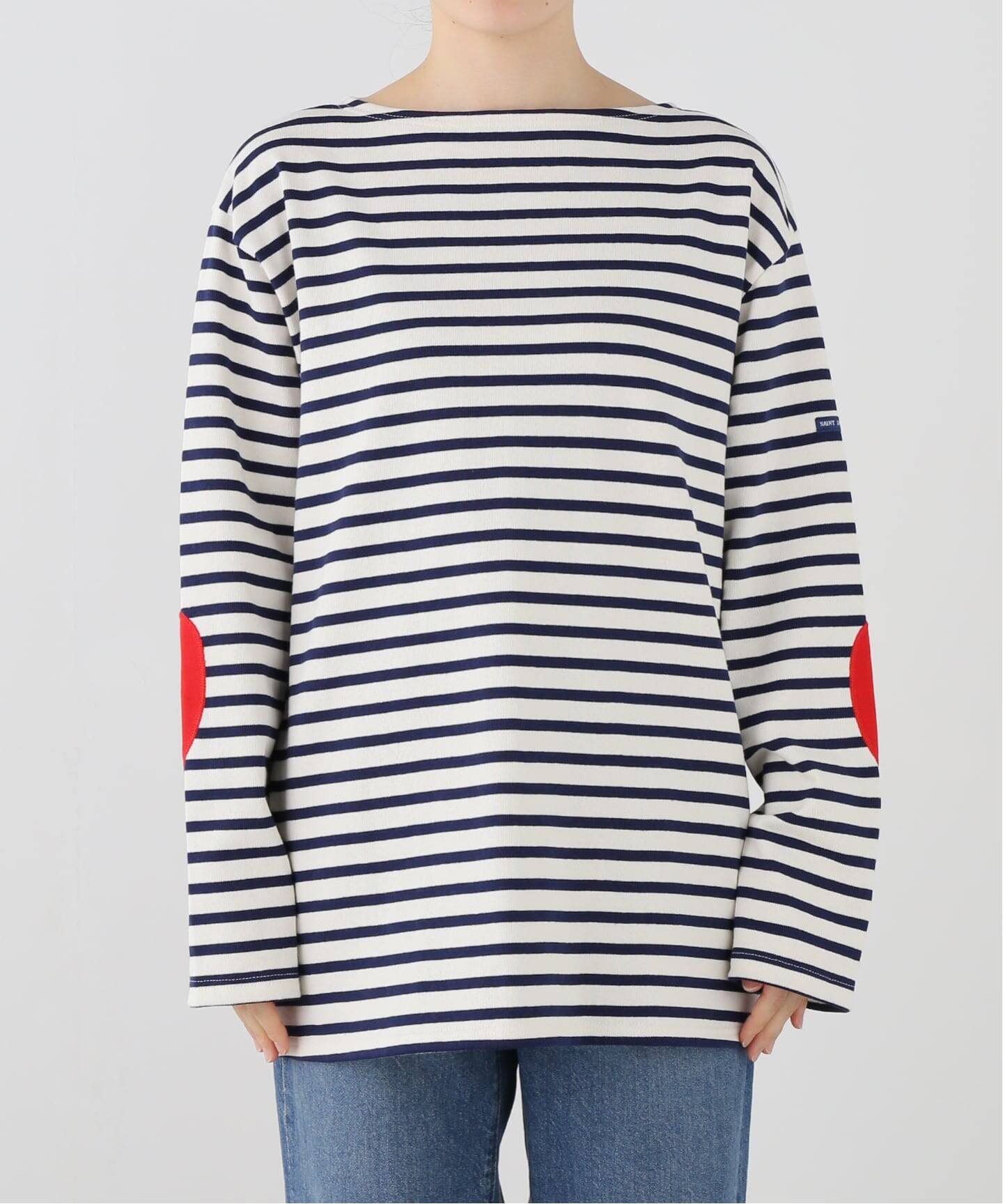 【新品未使用】SAINT JAMES　ボーダー　ハートエルボーパッチ OUESSANT HEART ELBOW PATCH / ウェッソン ハートエルボーパッチ
