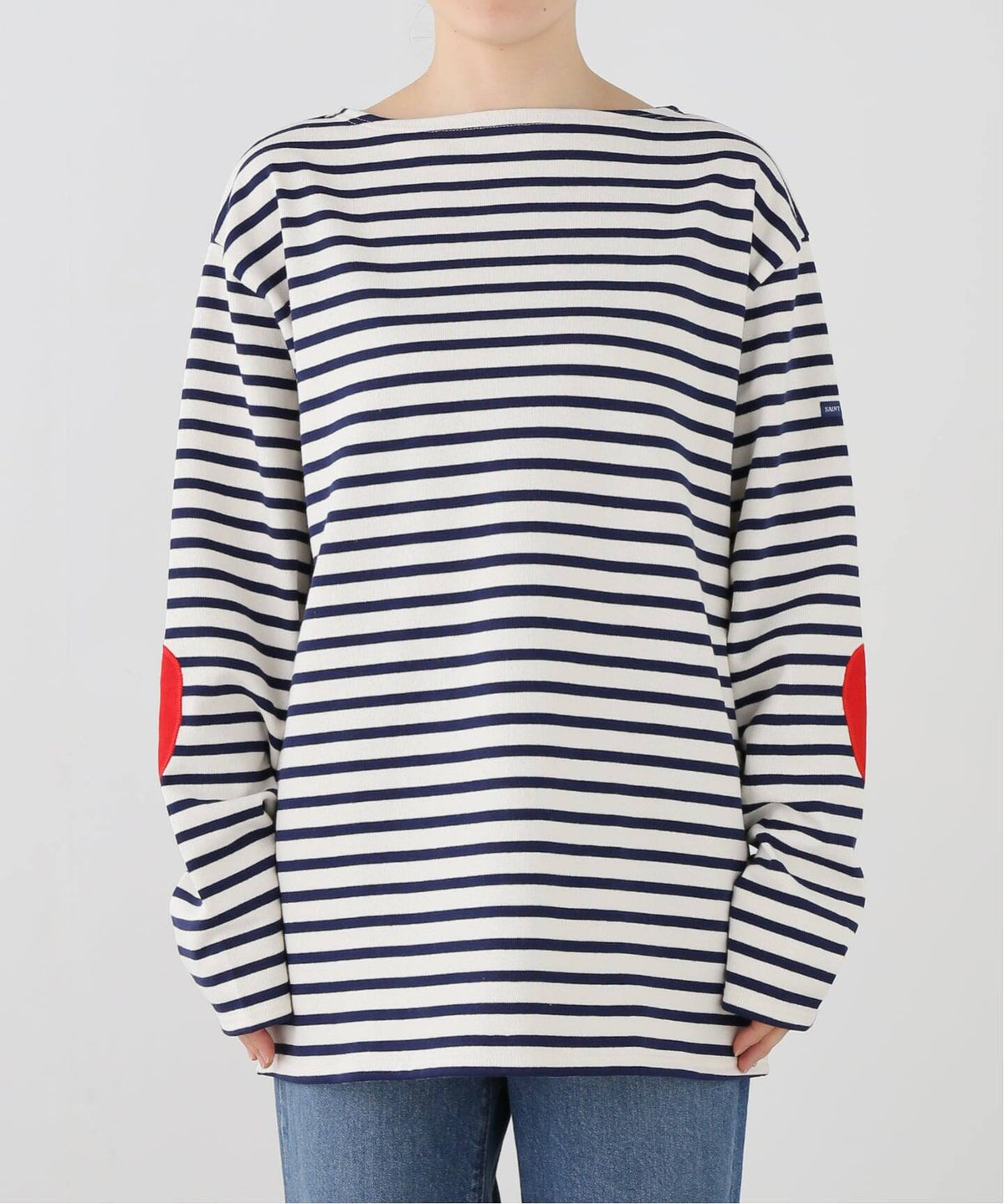 OUESSANT HEART ELBOW PATCH / ウェッソン ハートエルボーパッチ ボーダー