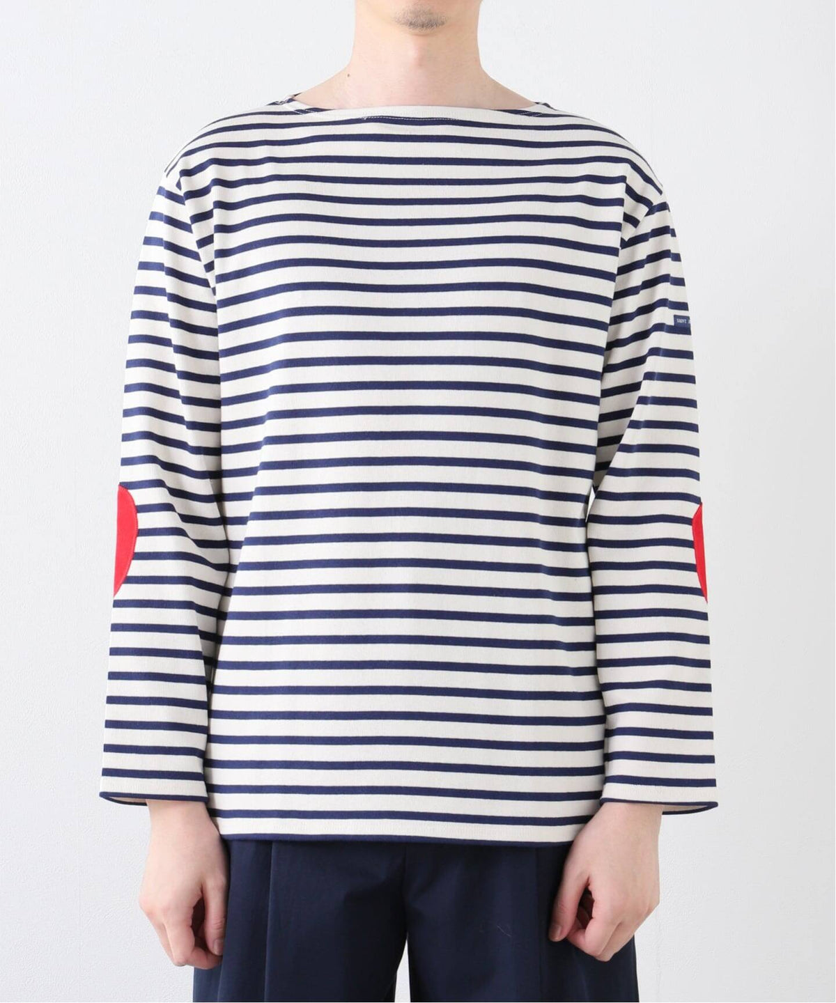 OUESSANT HEART ELBOW PATCH / ウェッソン ハートエルボーパッチ ボーダー