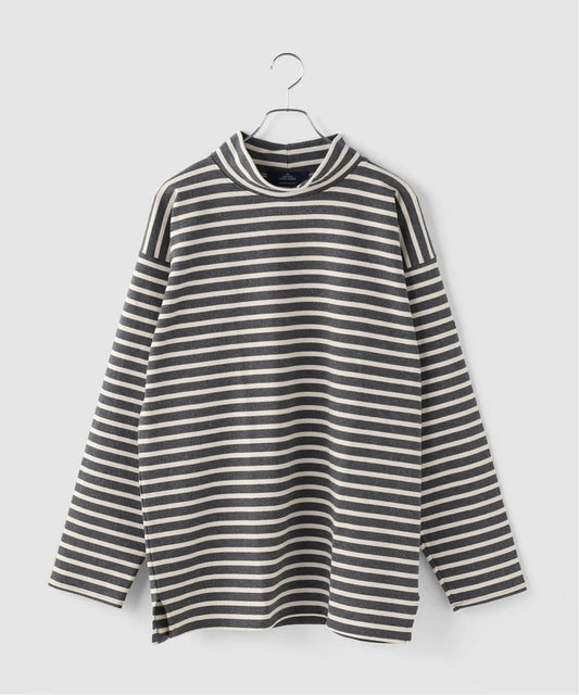 OUESSANT MOC NECK / ウェッソン モックネック ボーダー