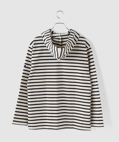 OUESSANT HOODIE / ウェッソン フード付きTシャツ ボーダー