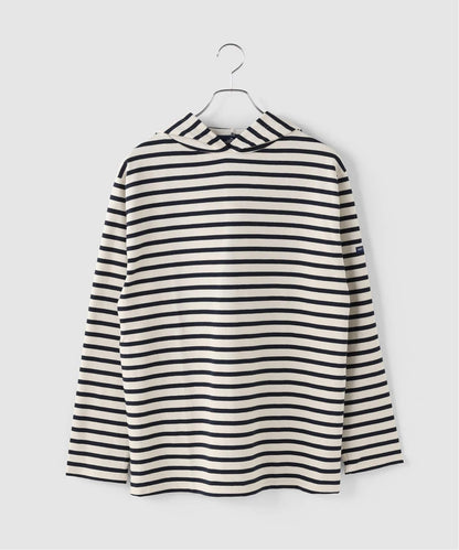 OUESSANT HOODIE / ウェッソン フード付きTシャツ ボーダー