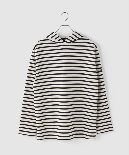 OUESSANT HOODIE / ウェッソン フード付きTシャツ ボーダー